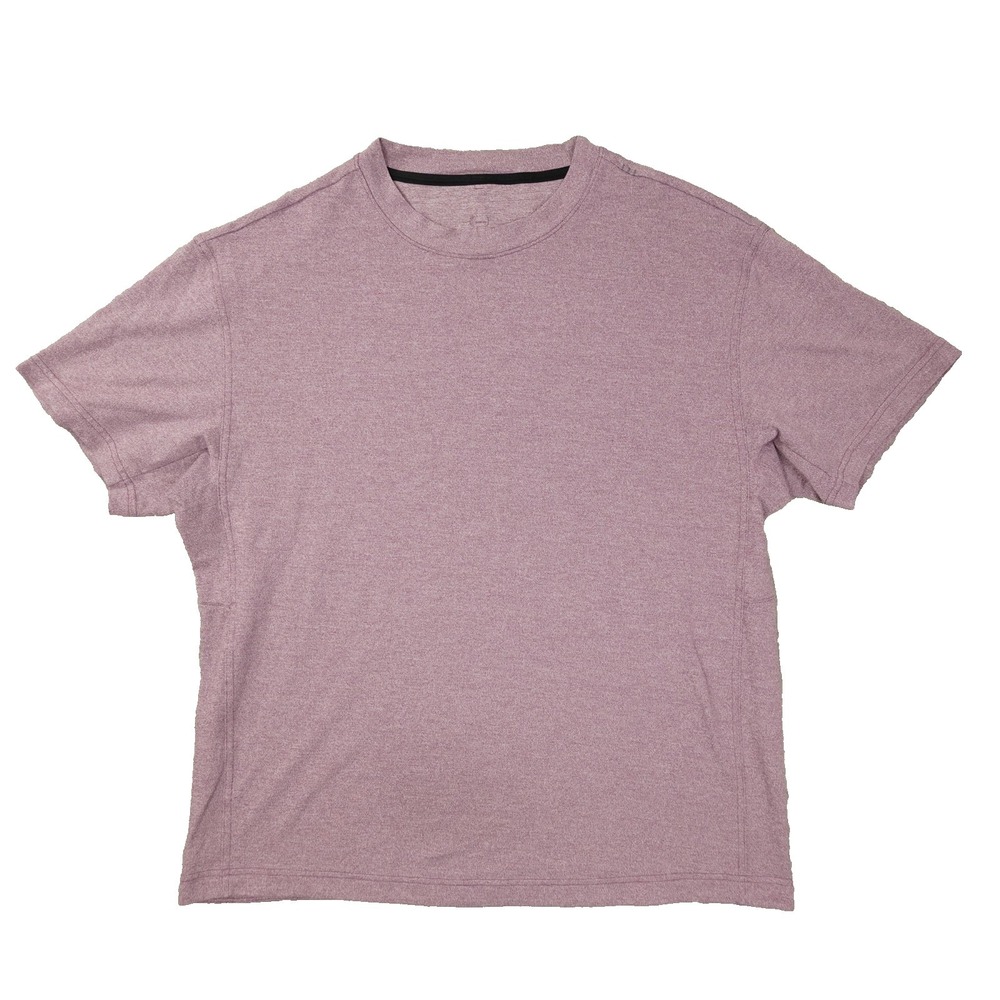 lululemon Better Each Day T Shirt Men's XL PInk Training Gym Short Sleeve